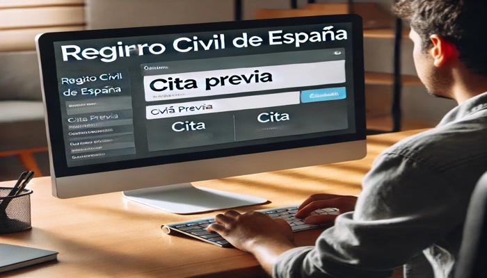 cita previa registro civil central